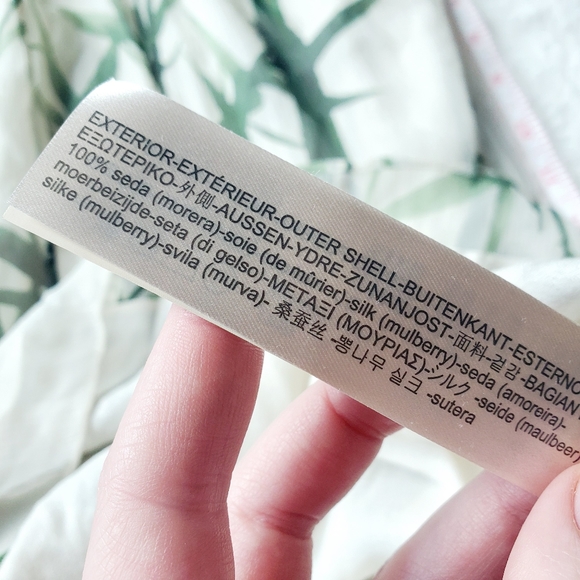 NWT MASSIMO DUTTI 100% silk bamboo print d… - Picture 8 of 8